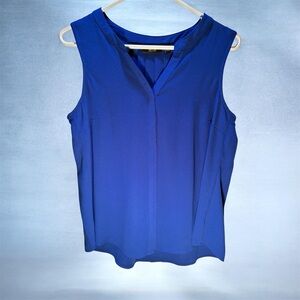Chic Royal Blue Apt. 9 Sleeveless Blouse - Like New!